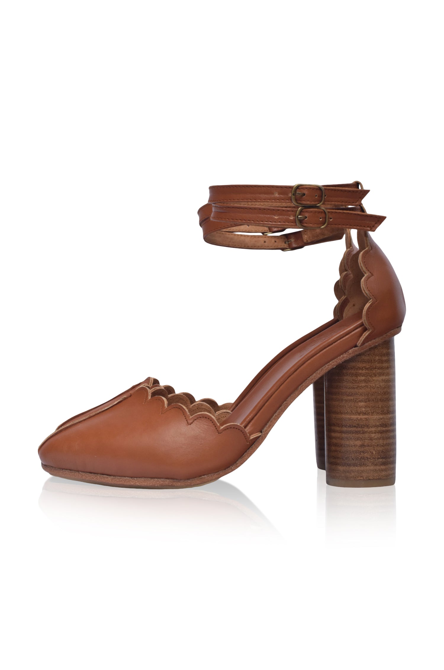 Flamingo Leather Heels-4